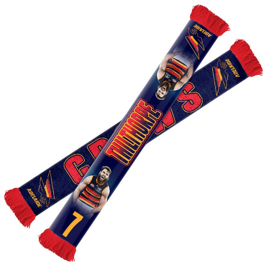 Adelaide Crows Player Scarf - Riley Thilthorpe