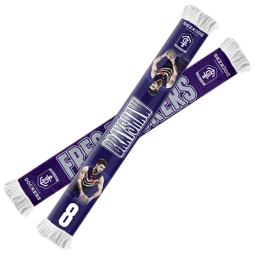 Fremantle Dockers Player Scarf - Andrew Brayshaw