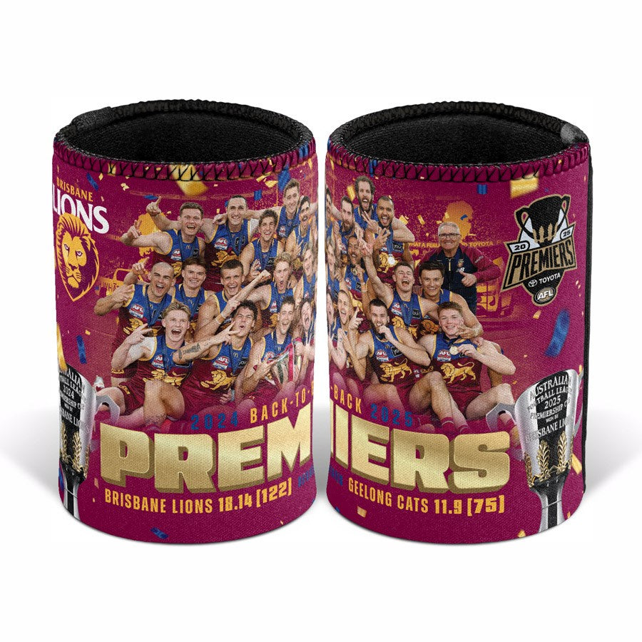 Brisbane Lions  2025 Premiers Photo  Can Cooler