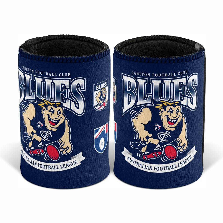 Carlton Blues Retro Can Cooler