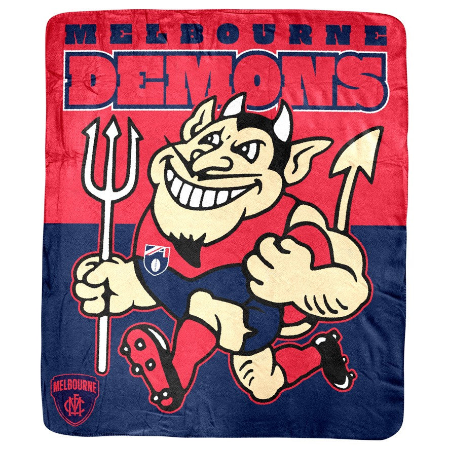 Melbourne Demons Coral Fleece