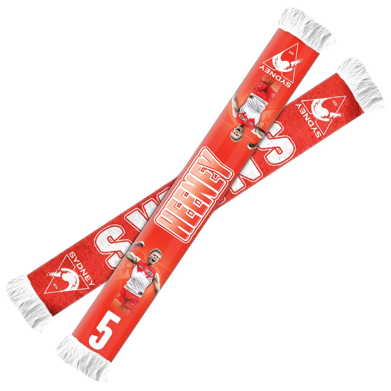 Sydney Swans Player Scarf - Isaac Heeney
