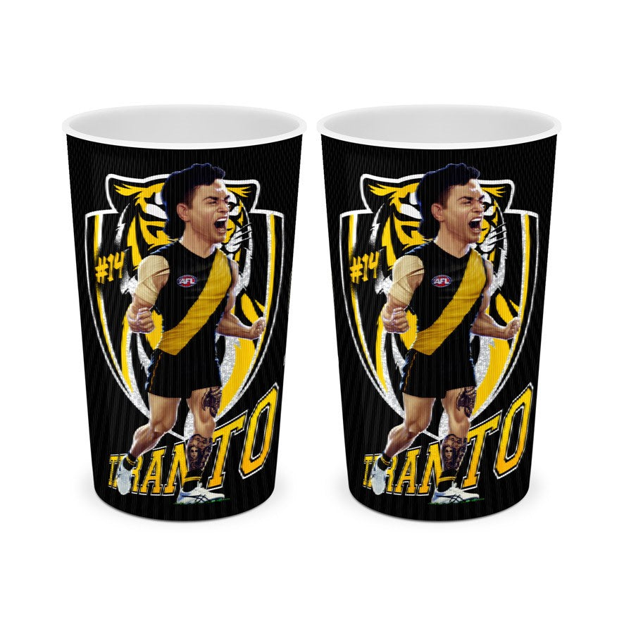 Richmond Tigers Grange Plastic Tumbler - Tim Taranto