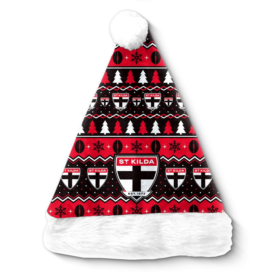 St Kilda Saints Santa Hat