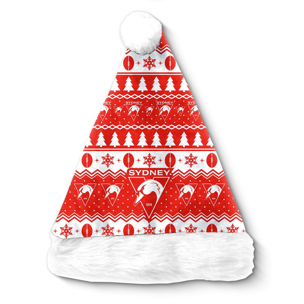 Sydney Swans Santa Hat