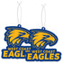 West Coast Eagles Air Freshener 2 Pack