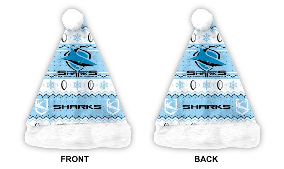 Cronulla Sharks Santa Hat
