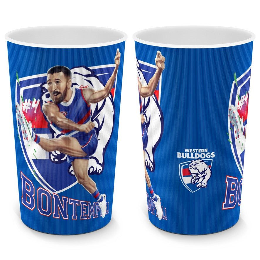 Western Bulldogs  Plastic Tumbler - Marcus Bontempelli