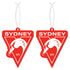 Sydney Swans Air Freshener 2 Pack
