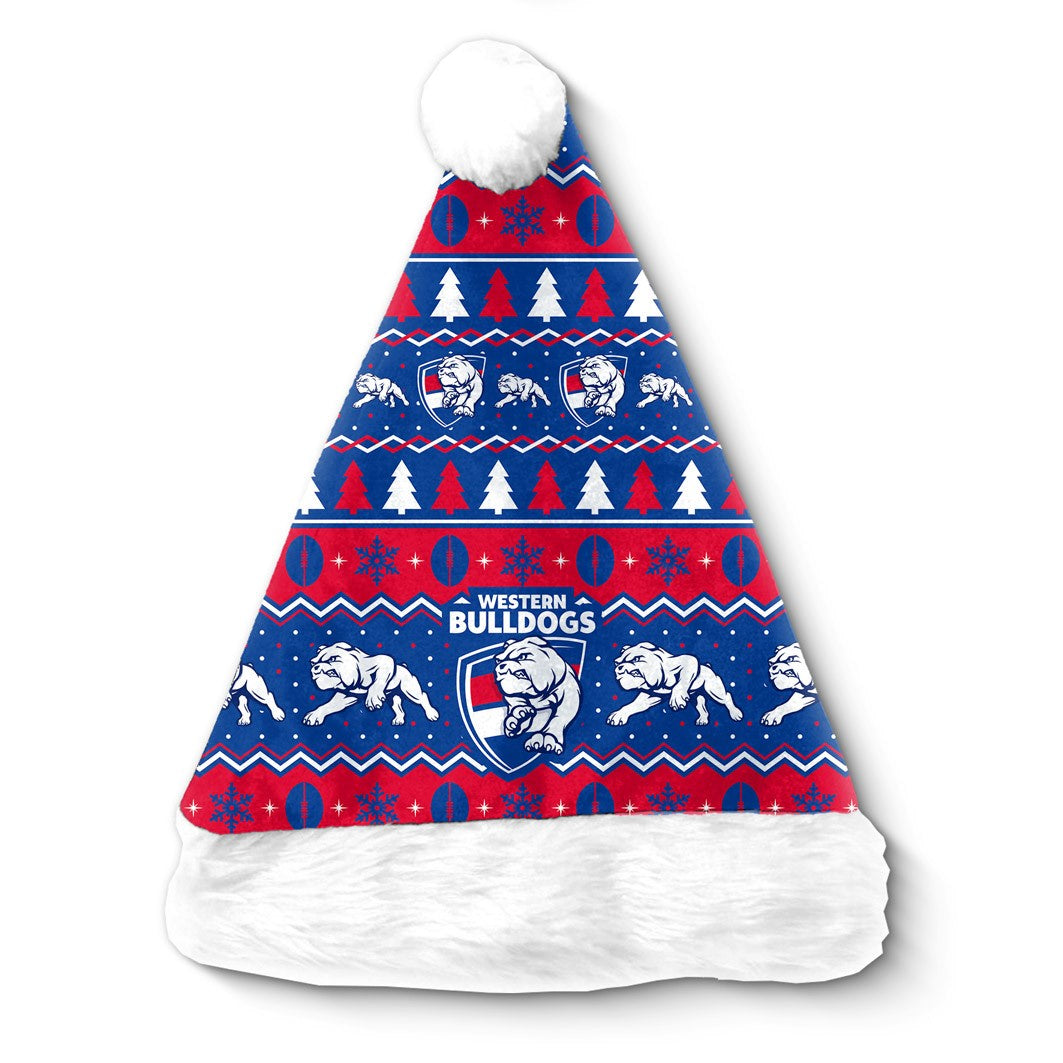 Western Bulldogs Santa Hat
