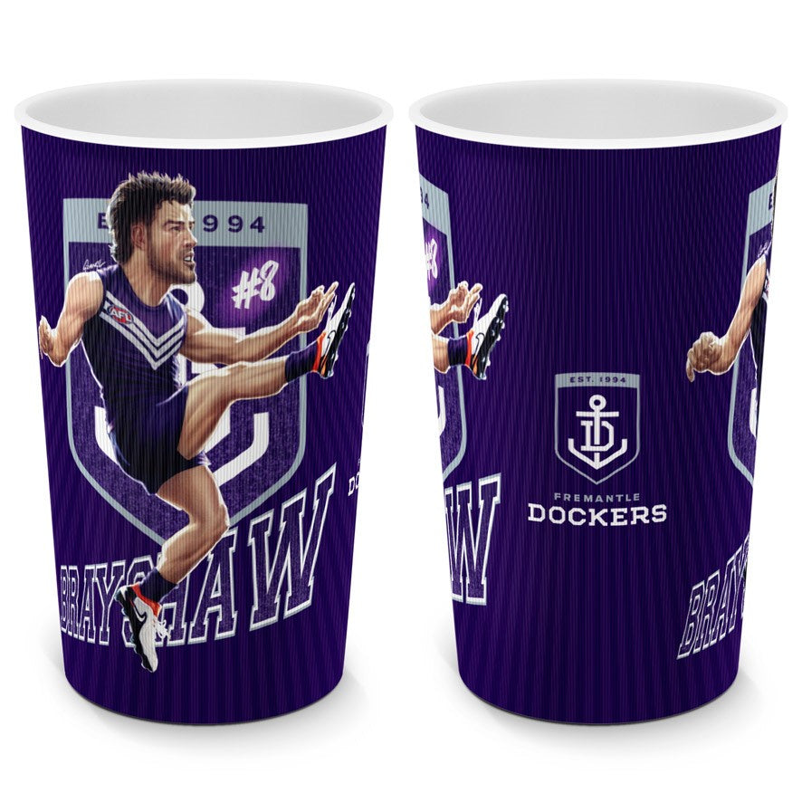 Fremantle Dockers Plastic Tumbler - Andrew Brayshaw