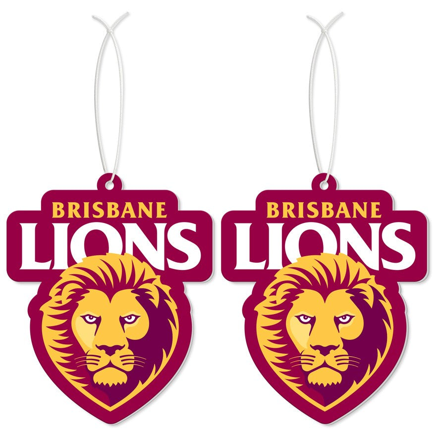Brisbane Lions Air Freshener 2 Pack