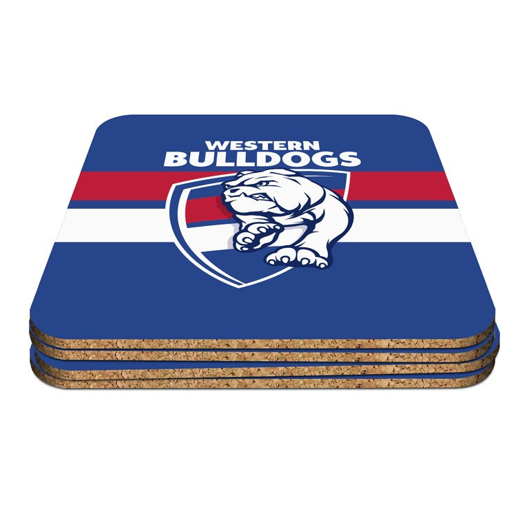 Western Bulldogs Coasters - 4 pack