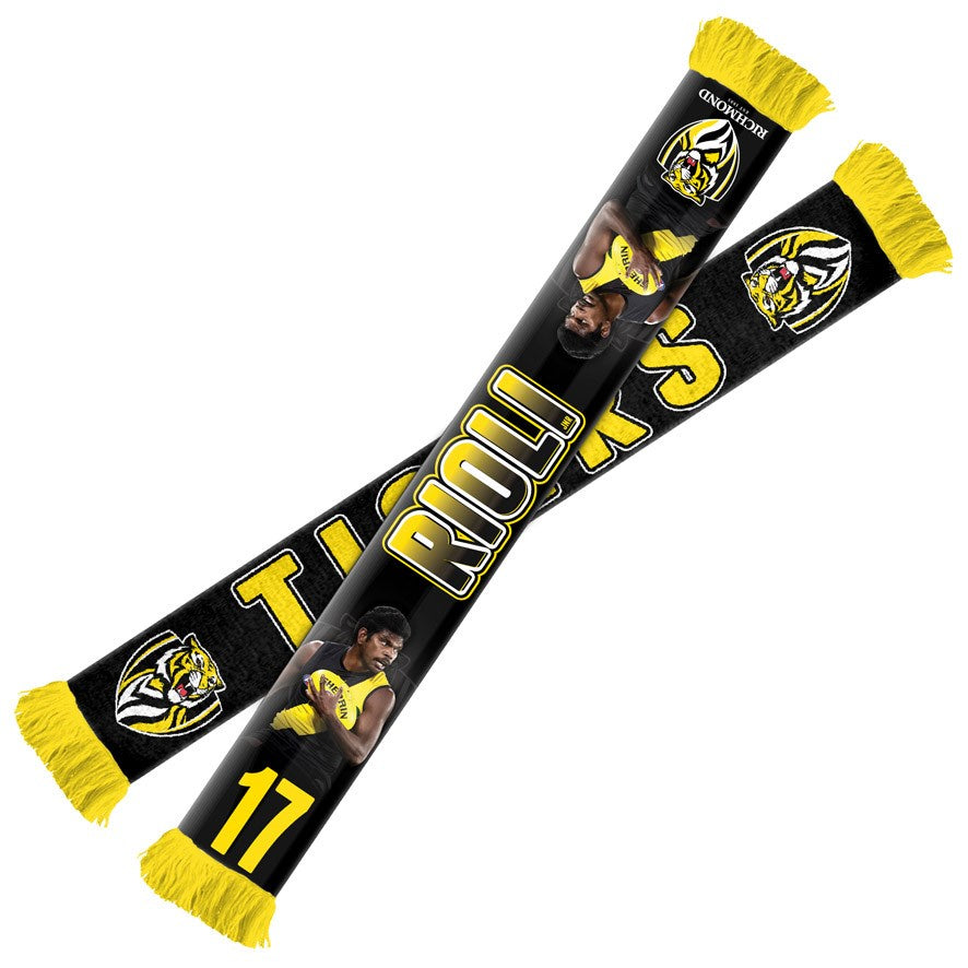 Richmond Tigers Player Scarf - Maurice Rioli
