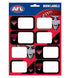 Essendon Bombers Book Labels
