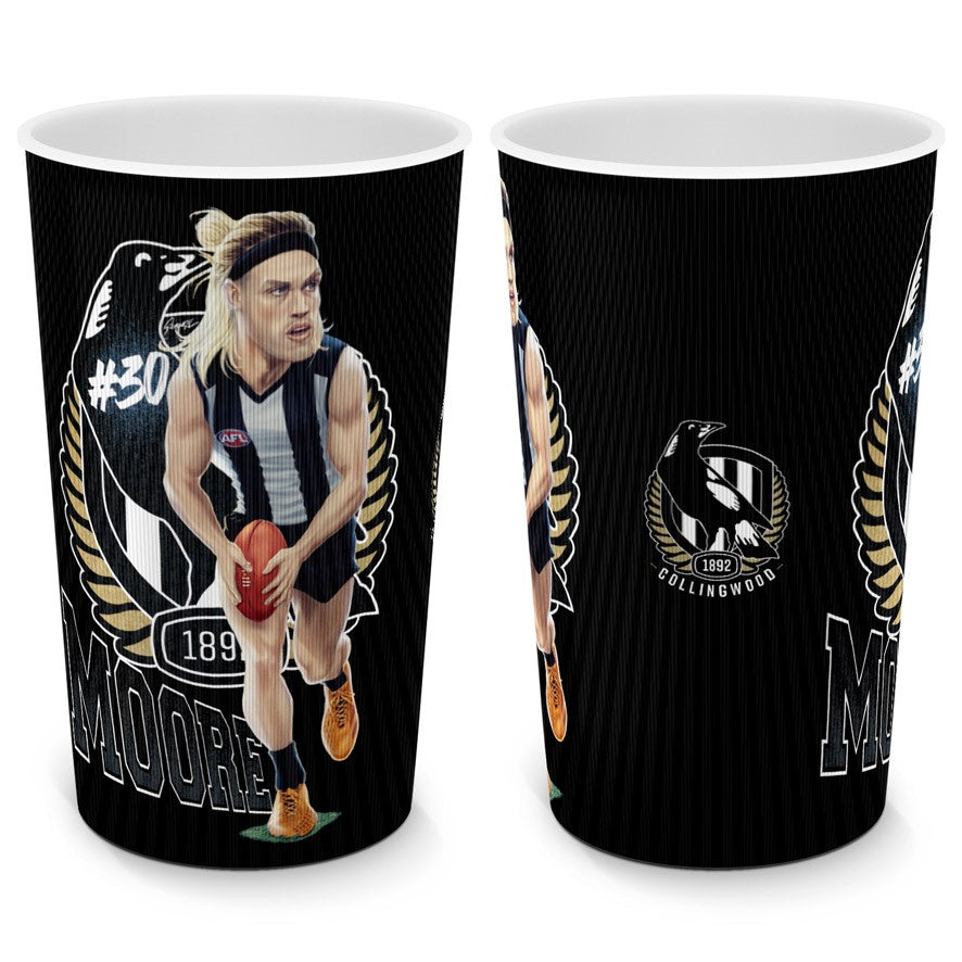 Collingwood Magpies  Plastic Tumbler - Darcy Moore