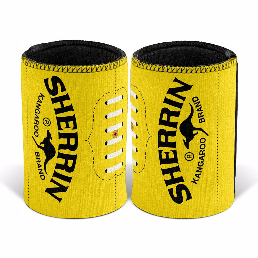 AFL Sherrin Can Cooler - Yellow
