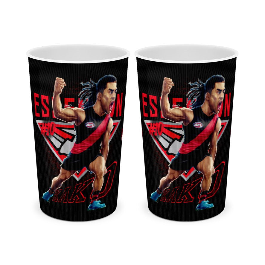 Essendon Bombers Plastic Tumbler- Issac Kako