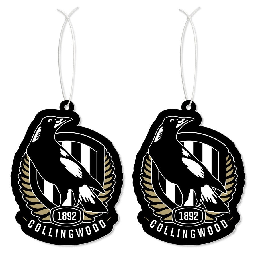 Collingwood Magpies Air Freshener 2 Pack