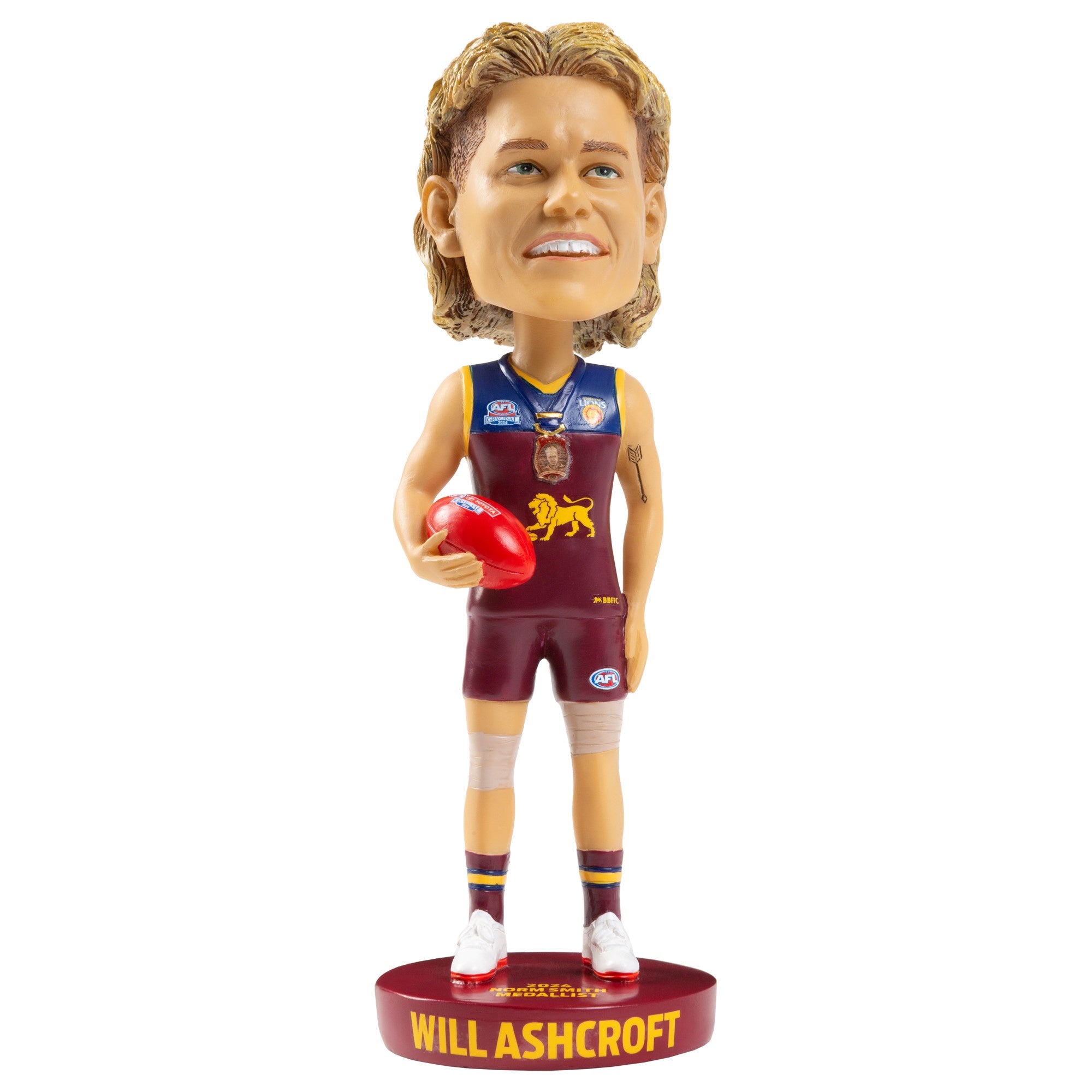 Brisbane Lions Bobblehead - Will Ashcroft Norm Smith