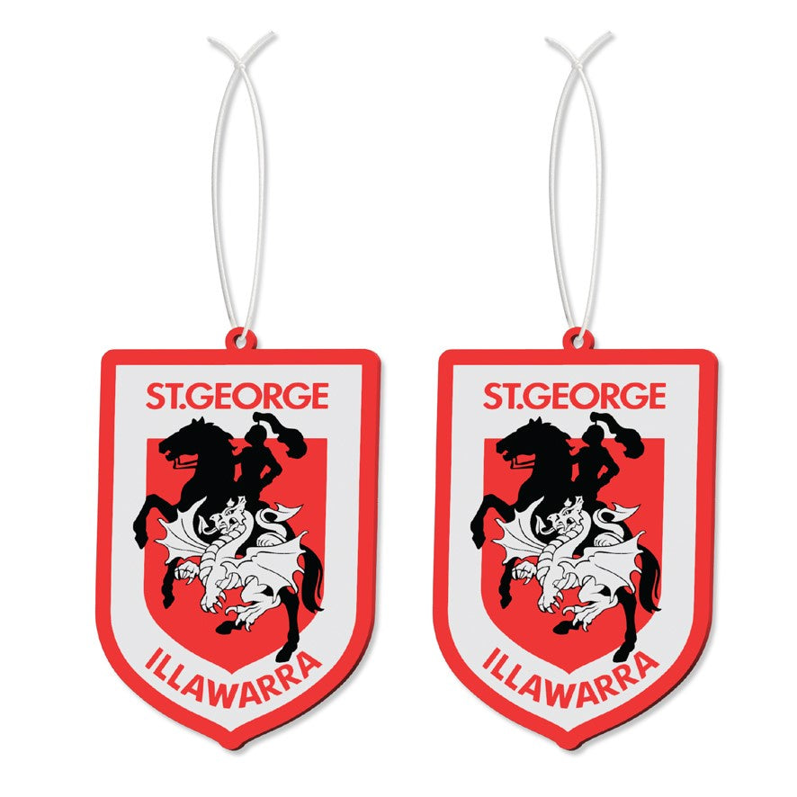 St George Illawarra Dragons Pack Of 2 Air Fresheners