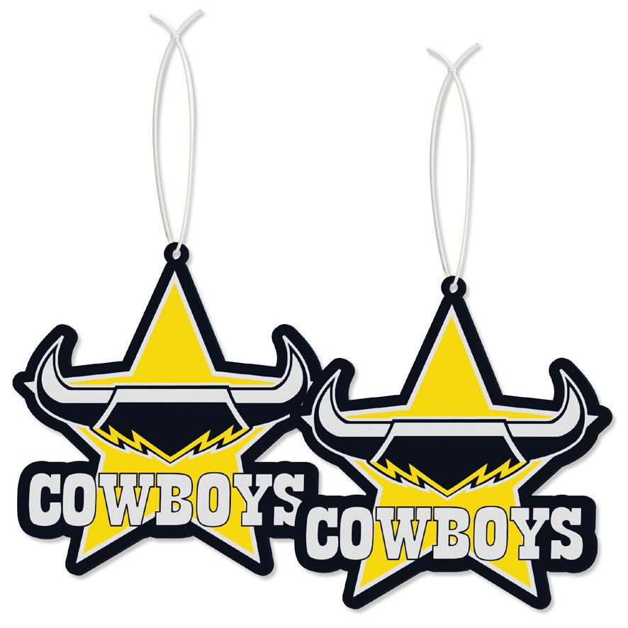 North Queensland Cowboys Pack Of 2 Air Fresheners