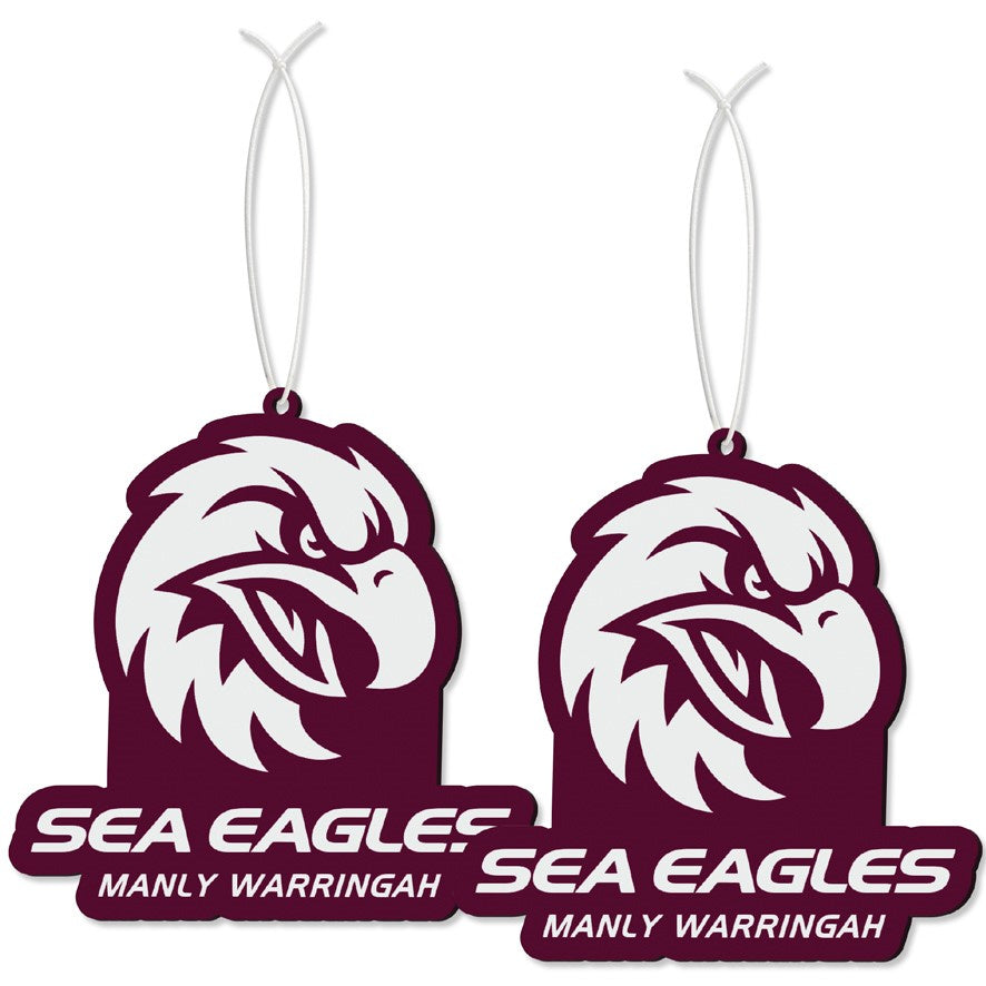 Manly Sea Eagles Pack Of 2 Air Fresheners