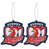 Sydney Roosters Pack Of 2 Air Fresheners