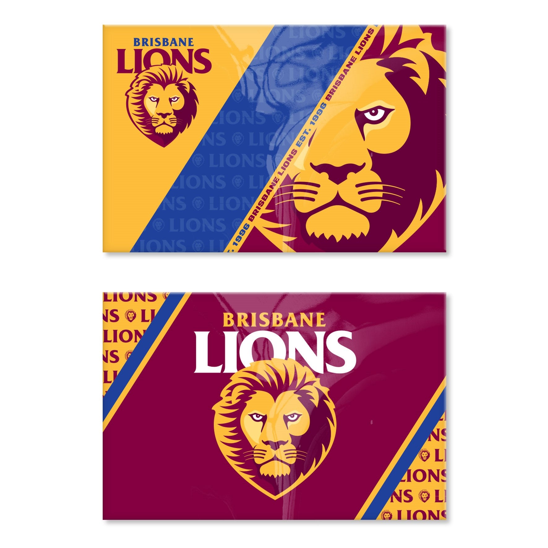 Brisbane Lions Magnets- Set Of 2
