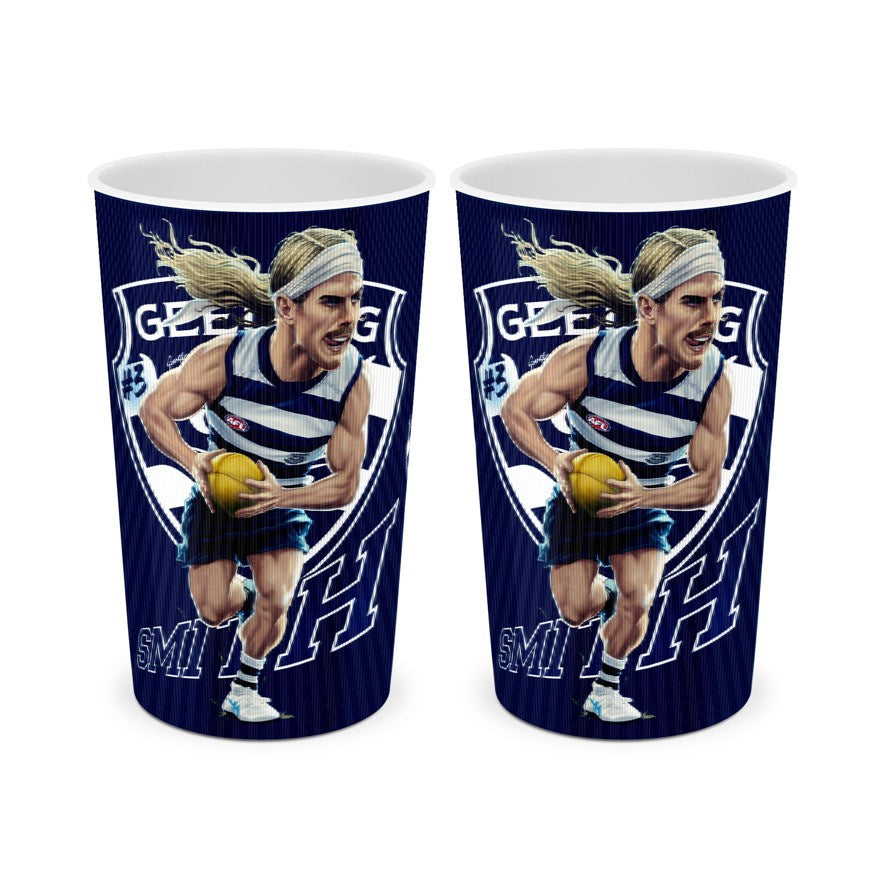 Geelong Cats Plastic Tumbler - Bailey Smith
