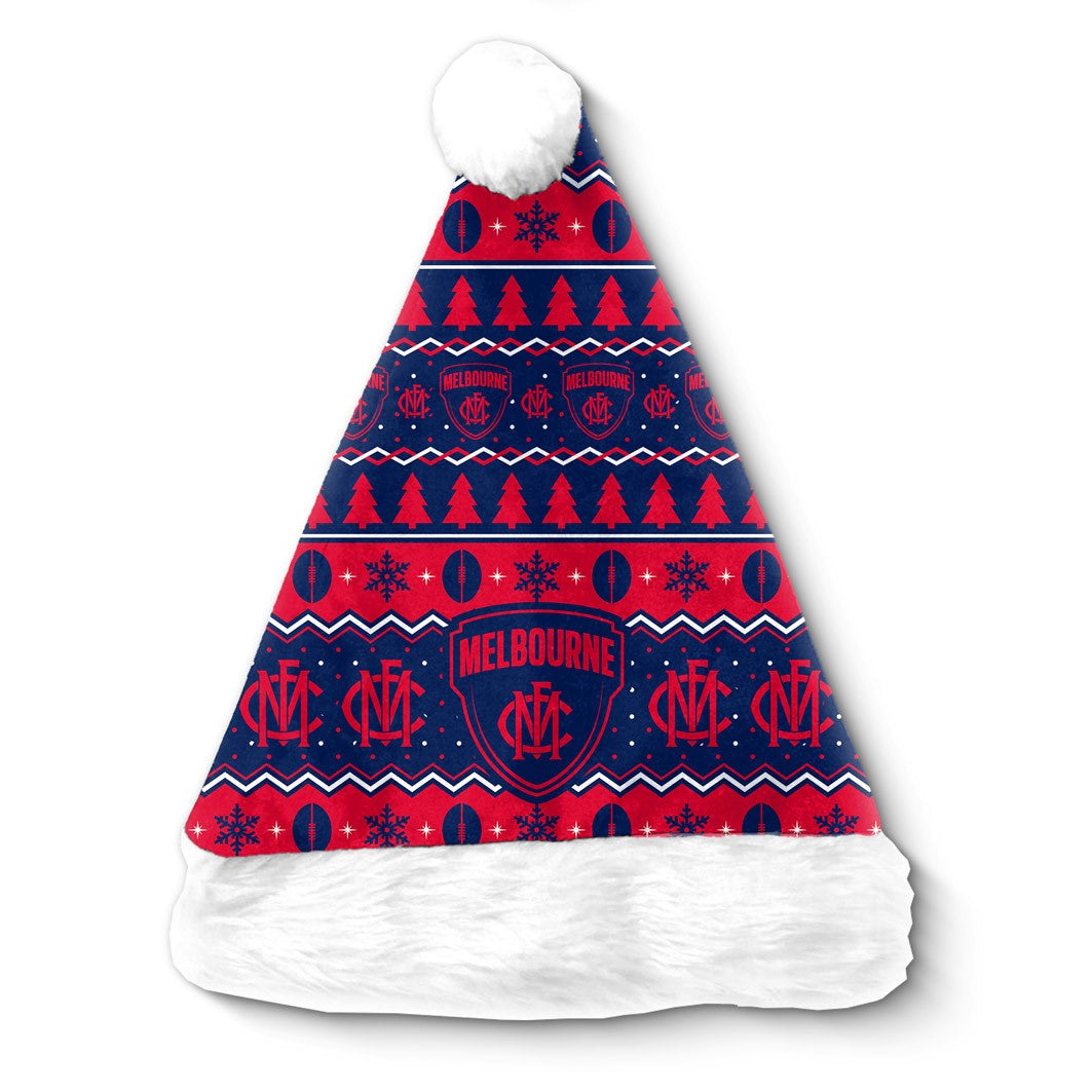 Melbourne Demons Santa Hat