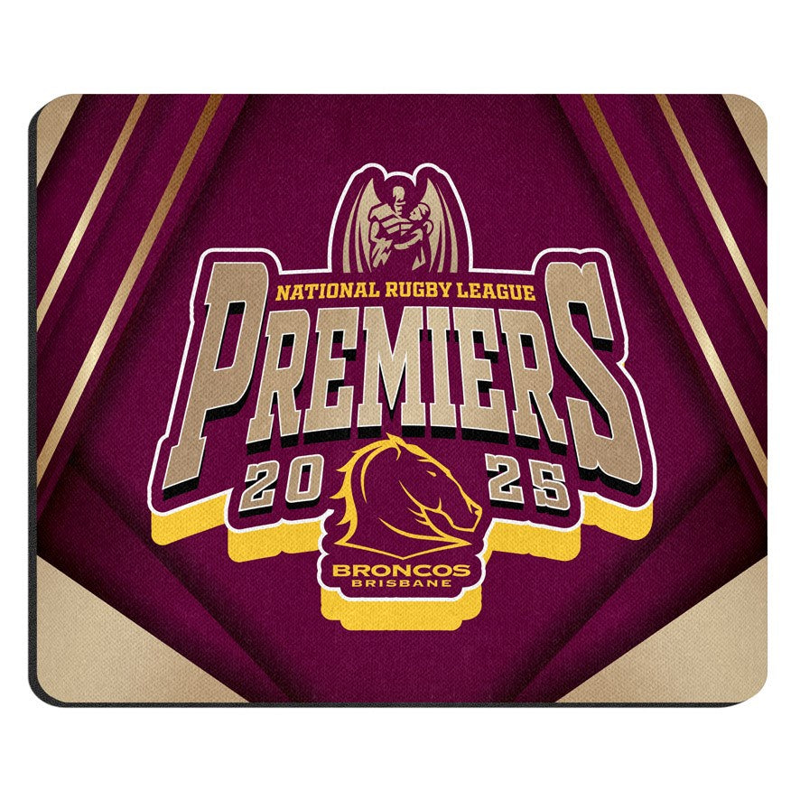 Brisbane Broncos 2025 Premiers Mouse Mat
