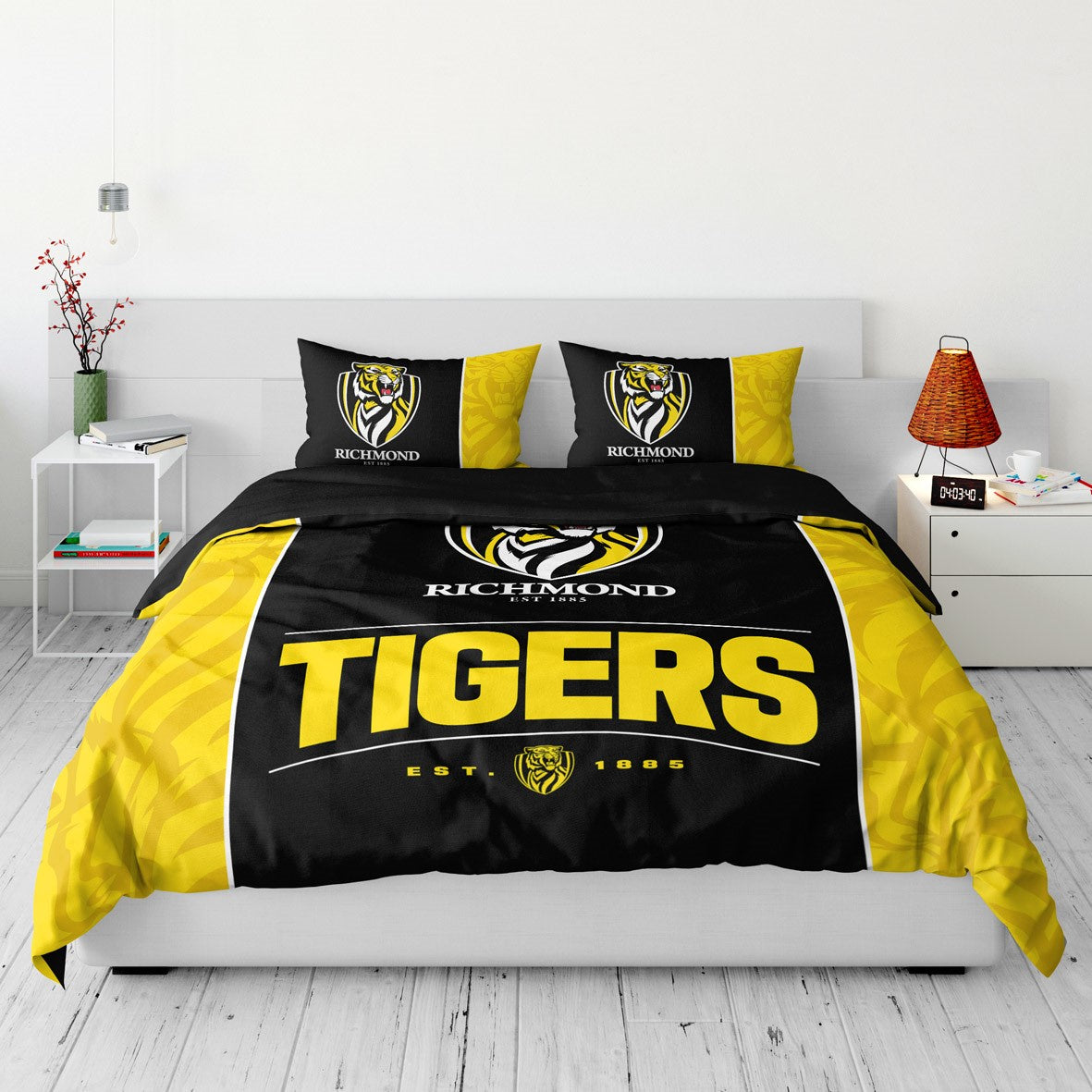 Richmond Tigers King Quilt Cover