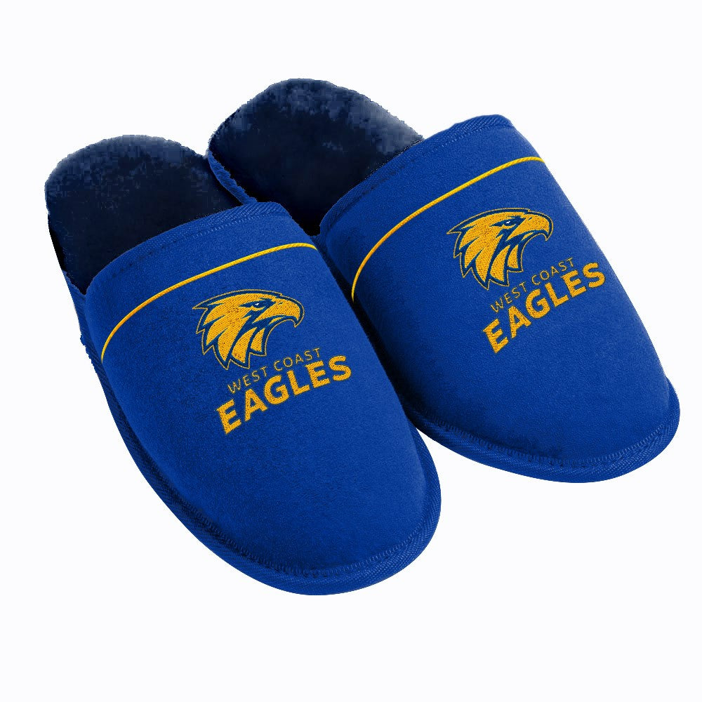 West Coast Eagles Adult Slippers