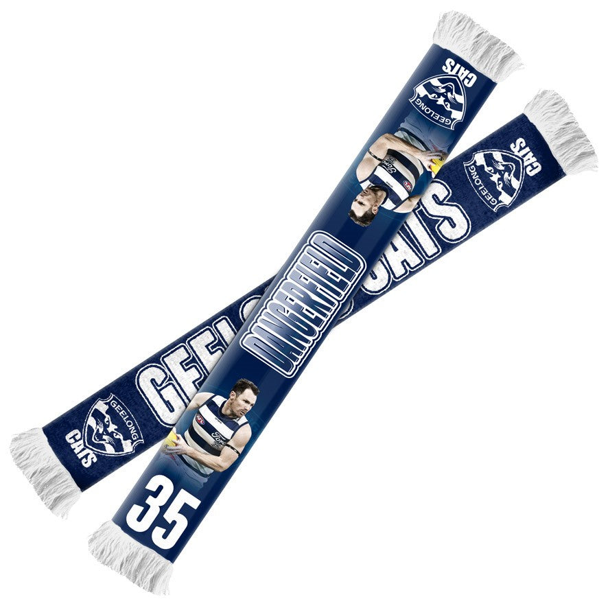 Geelong Cats Player Scarf - Patrick Dangerfield