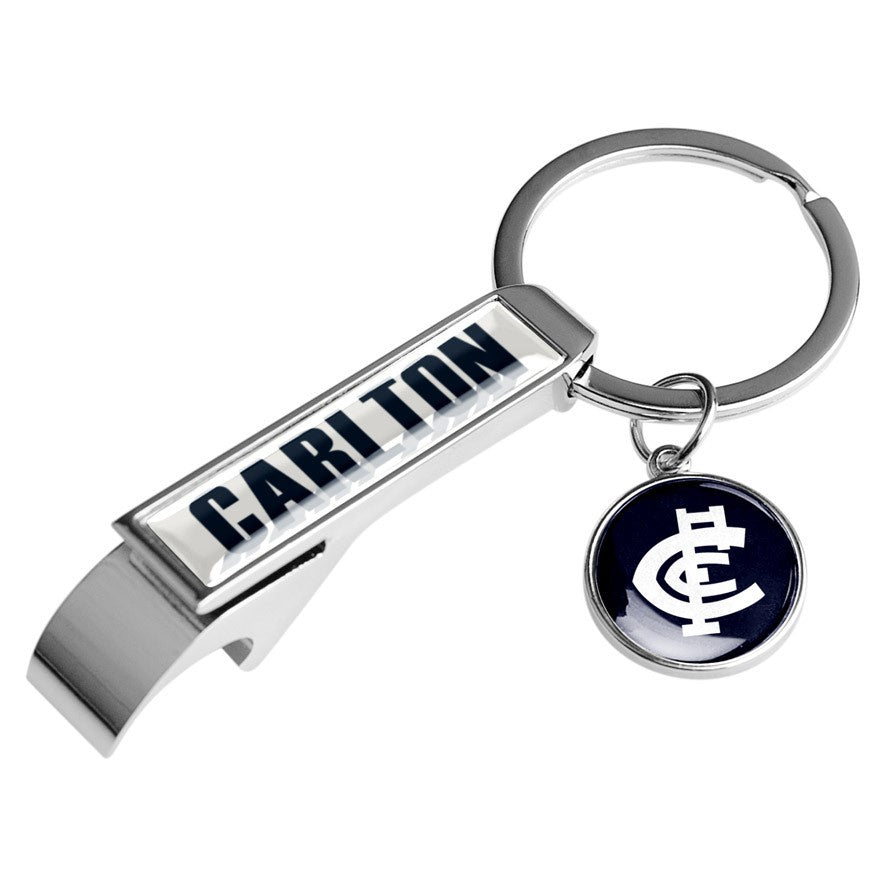 Carlton Blues Keyring Bottle Opener