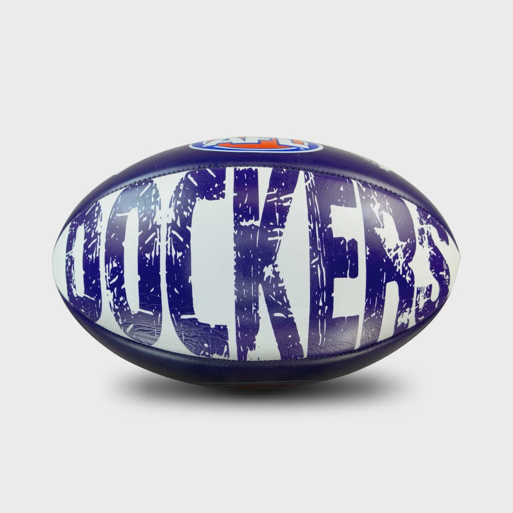 Fremantle Dockers Team Icon Sherrin Football