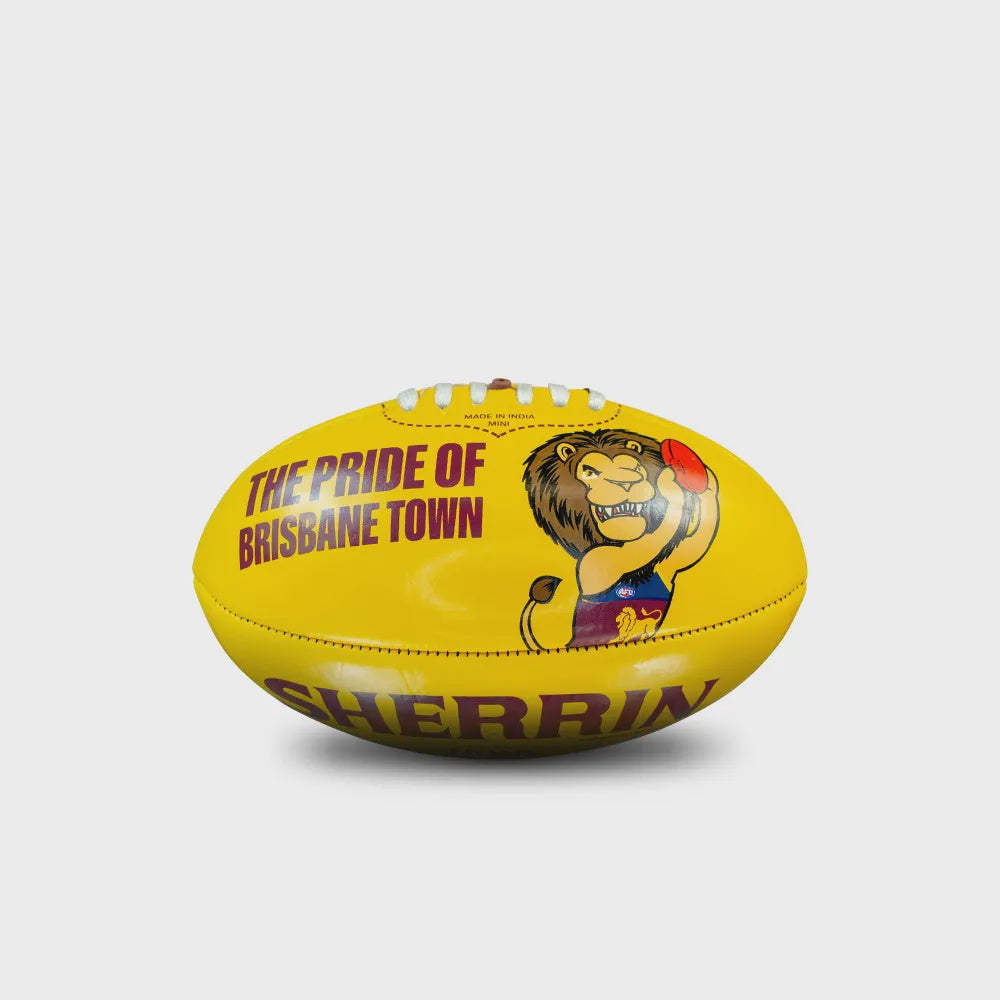 Brisbane Lions Team Mascot Sherrin Ball