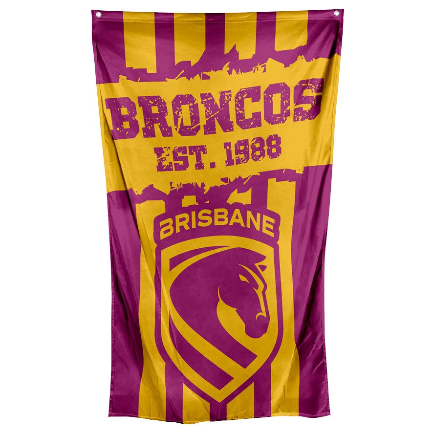 Brisbane Broncos Cape Flag New Logo