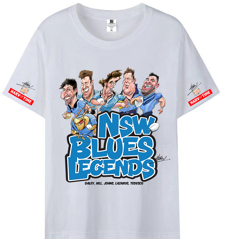 New South Wales Blues State Of Origin Legends Tee