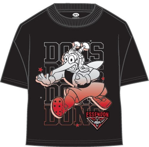 Essendon Bombers Baby Tee ( Black)