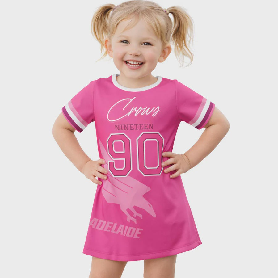 Adelaide Crows  Fuchsia Girls Dress