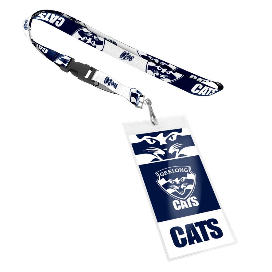 Geelong Cats Card Pocket Lanyard