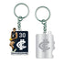 Carlton Blues - Charlie Curnow Keyring