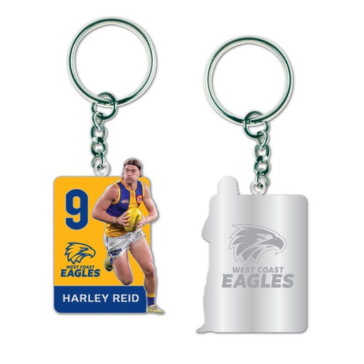 West Coast Eagles Player Keyring - Harley Reid