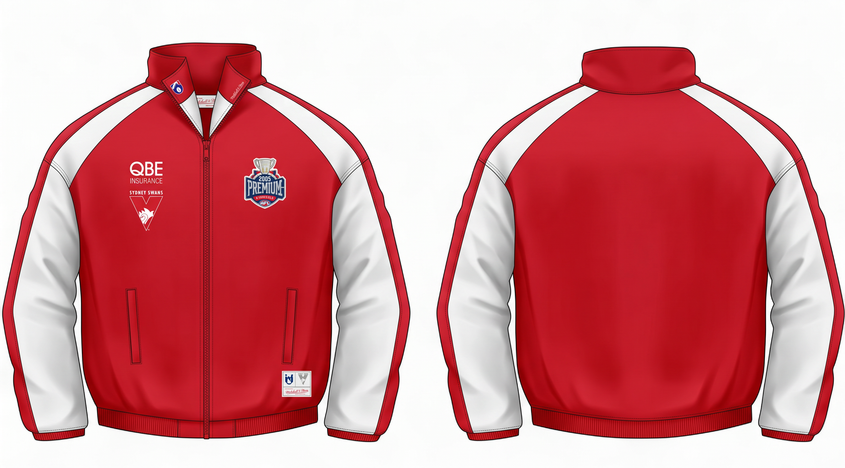 Sydney Swans Mitchell & Ness 2005 Premiers Jacket