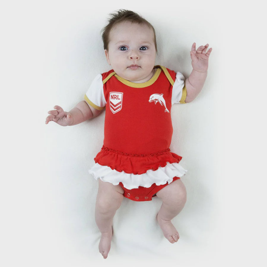 Dolphins Baby Girls Footysuit