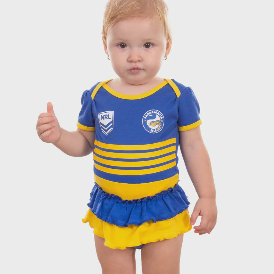 Parramatta Eels Baby Girls Footysuit