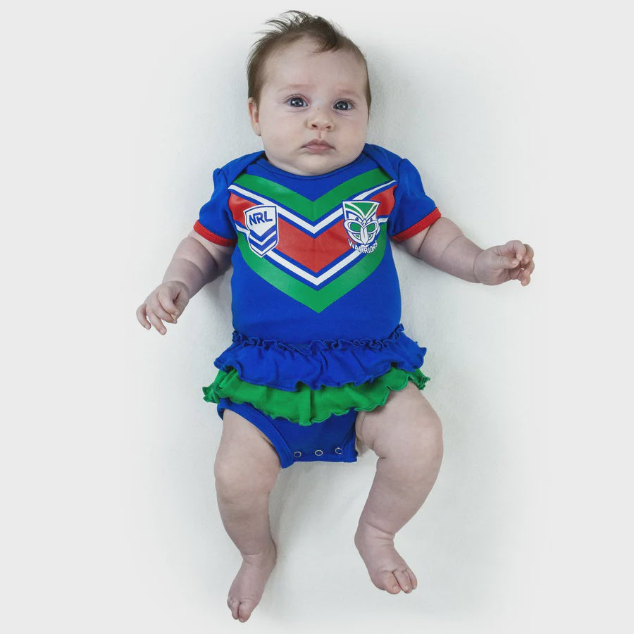 New Zealand Warriors Baby Girls Footysuit