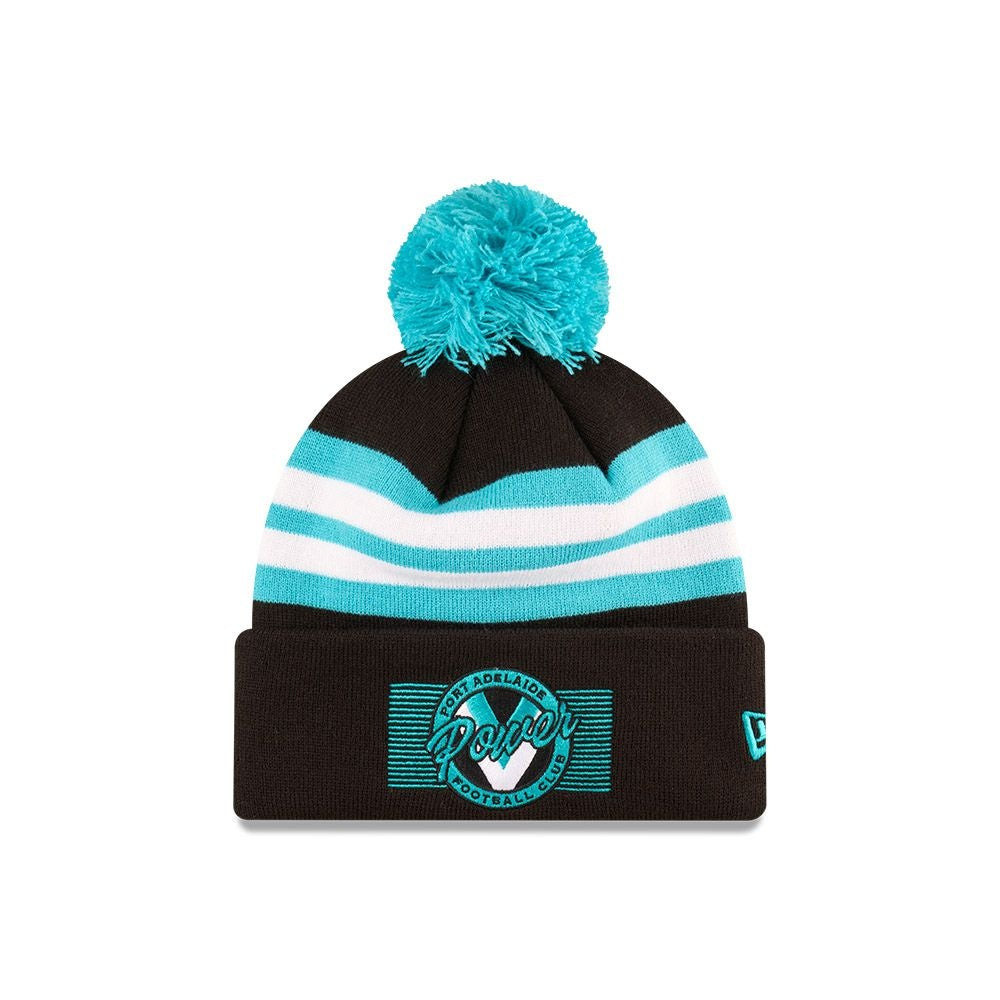 Port Adelaide Power Badged New Era Beanie